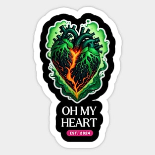 OH MY HEART Sticker